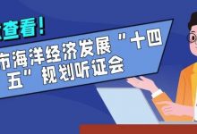 《惠州市海洋经济发展“十四五”规划(征求意见稿)》听证会 准时与你相约!-惠州装维总工会