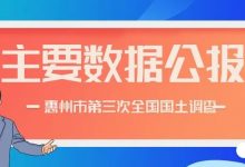 惠州市第三次全国国土调查主要数据公报发布，快来了解一下！-惠州装维总工会