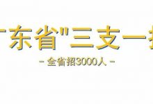 【惠州“三支一扶”招220人！4月18日报名】广东全省招3000人，大专及以上/应往届可报-惠州装维总工会